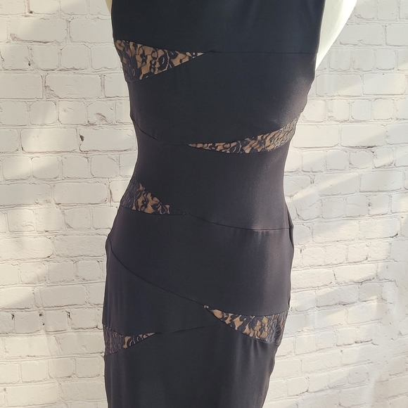 Bisou Bisou Black Dress Size 10 - Picture 5 of 7